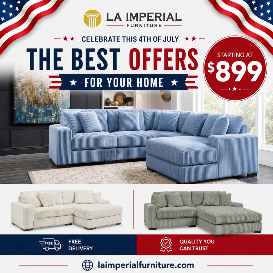 La Imperial Furniture — 4th of July Best Offers Meta ad creative by Indexia Digital
