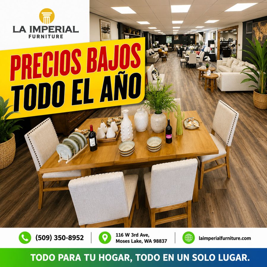 La Imperial Furniture — Precios Bajos Todo el Año Meta ad creative by Indexia Digital