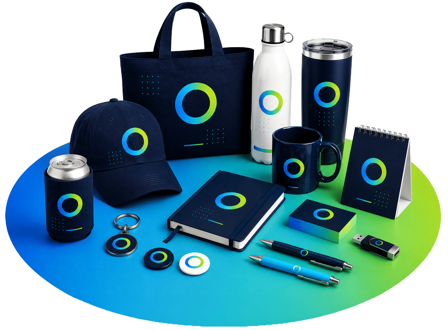 Promotional merchandise — branded products