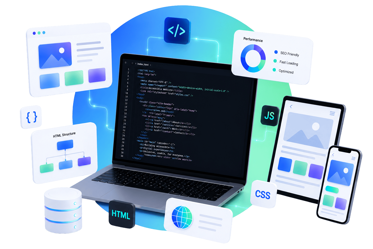 Custom website design