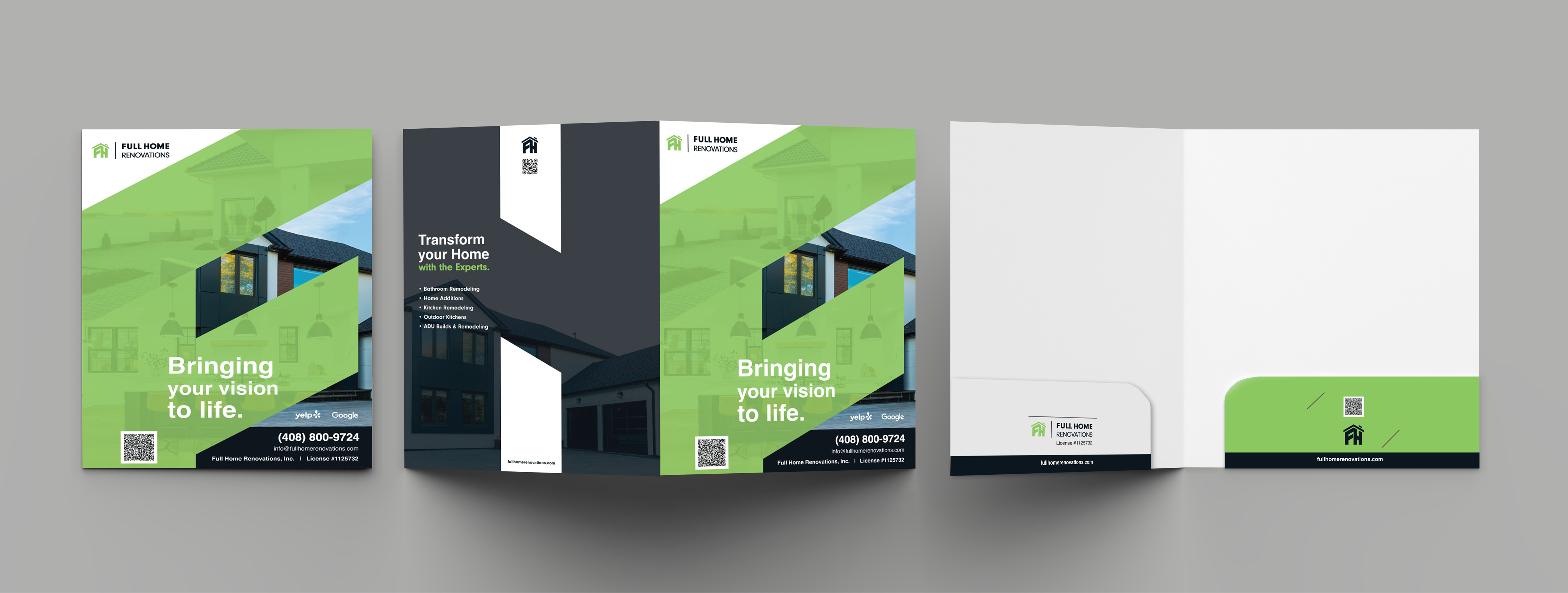 Full Home Renovations — brand system, web & advertising portfolio